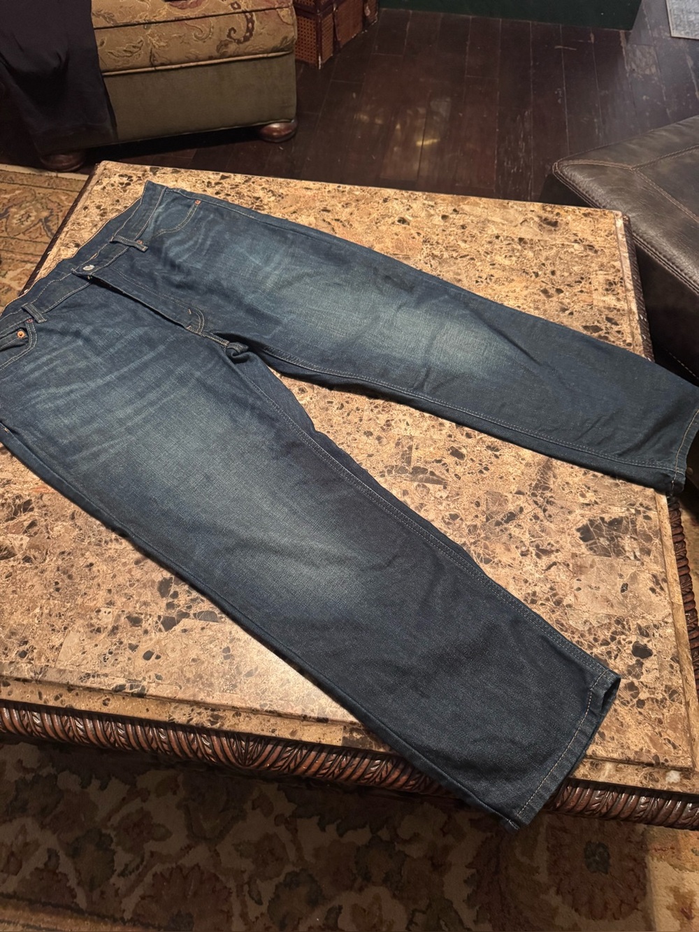 Levi's Men's Blue Straight-Leg Jeans